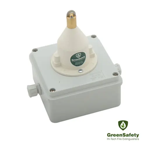 Green Safety T-start activator for aerosol and impulse discharge powder dispensers