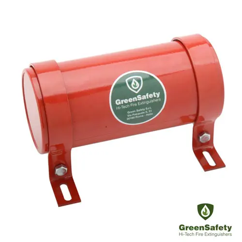 Erogatore antincendio ad aerosol di sali di potassio modello GS2p200 della Green Safety
