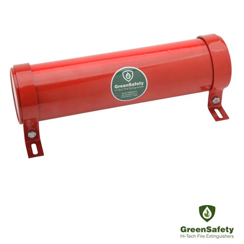 Erogatore antincendio ad aerosol di sali di potassio modello GS2p400 della Green Safety Erogatore antincendio ad aerosol di sali di potassio modello GS2p400 della Green Safety