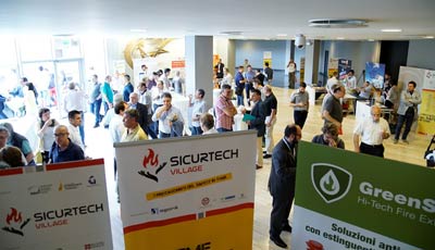 green safety con sicurtech-village promuove una nuova cultura antincendio