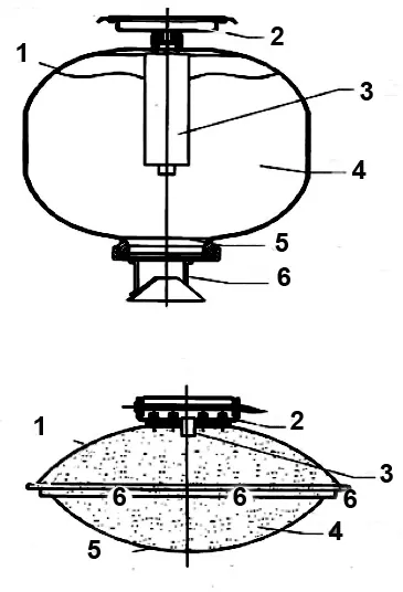 Esquema técnico dispensador de polvo de descarga por impulsos Green Safety